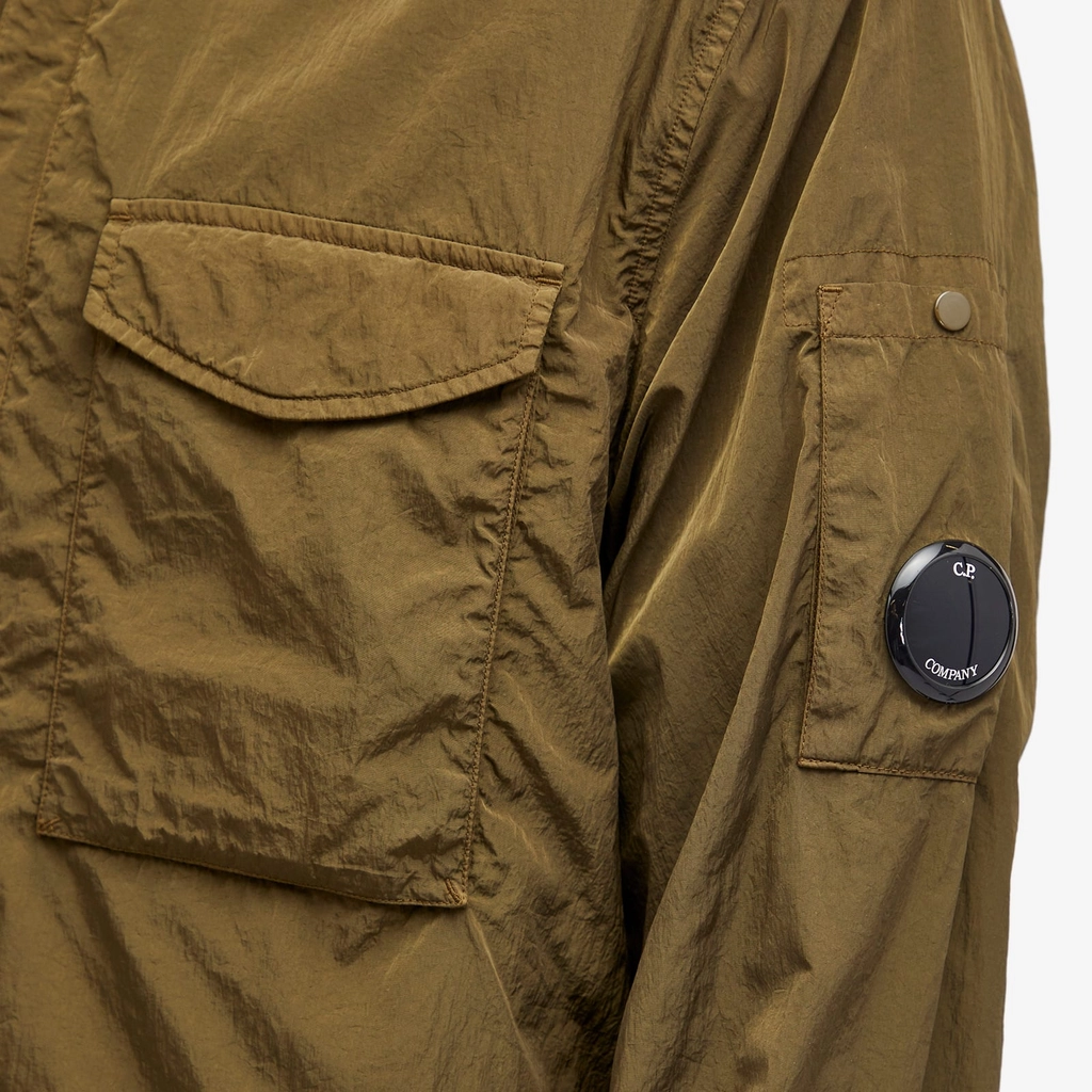 CP Company Men's Chrome-R Pocket Overshirt Ivy Green